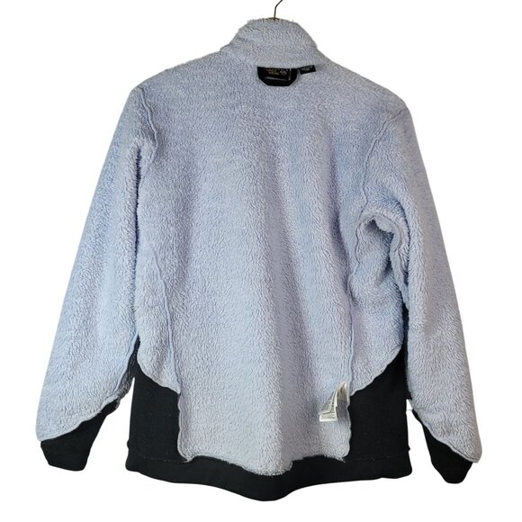 Mountain Hardwear Polartec Fleece Jacket Purple Medium Zip High Collar High Loft - Picture 8 of 11